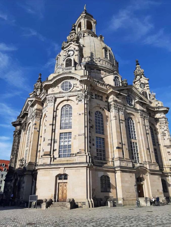 Ferienwohnung Nahe Der Dresdner Altstadt Dresda Exterior foto